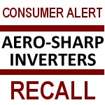 Aero-sharp inverter recall Aero-sharp inverter recall
