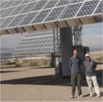 Amonix concentrated solar PV array Amonix concentrated solar PV array