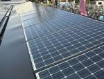 Sanyo HIT solar panel powered parking lot