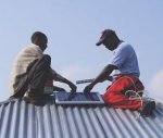 Solar panel powers mosquito trap Solar panel powers mosquito trap
