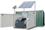 Solar power from dumpsters