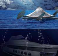 Solar powered submarine