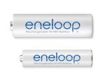 Sanyo eneloop pre-charged via solar power