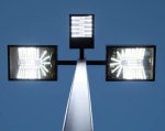 Solar powered street light