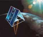 Space based solar farm satellite