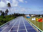 Solar farm in Tuvalu