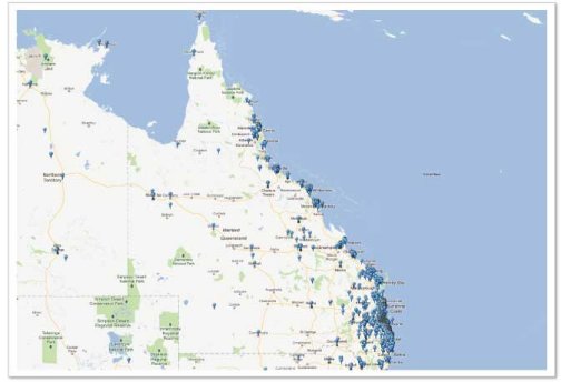 Solar Power System Map