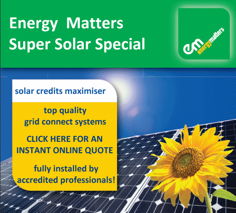 Solar credit maximiser system special