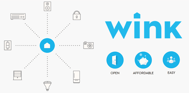Smart home automation with Wink