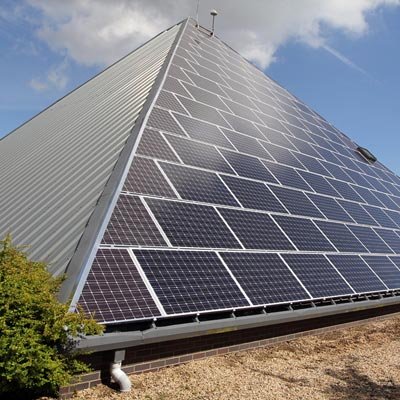 triangular solar panels