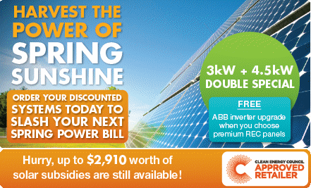 Current solar specials