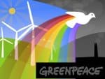 Greenpeace calls for climate change action.