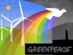 Greenpeace calls for climate change action.