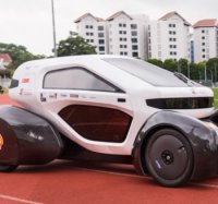 3D printed solar electric car