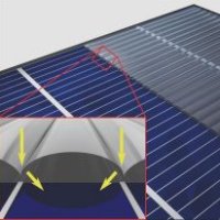 Solar cell invisibility cloak