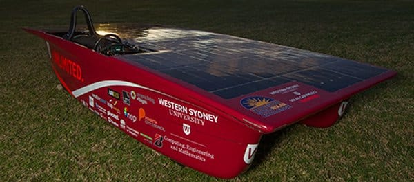 Western Sydney University Solar Car Project (Unlimited - Challenger class)