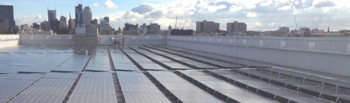 Investec solar panel installation