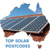 Top Solar Postcodes