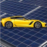 Corvette - solar power