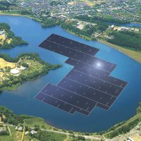 Floating solar farm - Japan