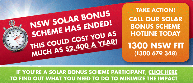 NSW Solar Feed In Tariff hotline