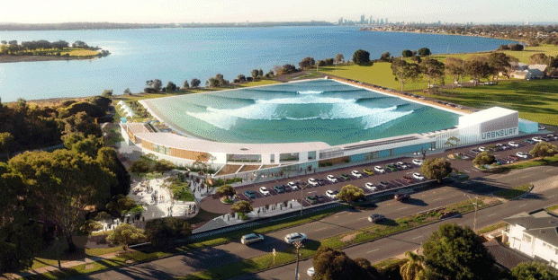 URBNSURF Perth - solar panels