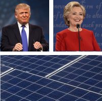 Donald Trump - Hillary Clinton - Solar Power