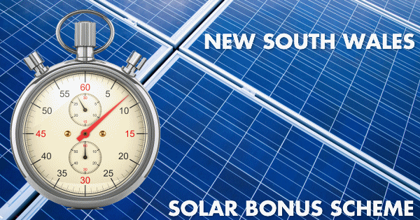 Confusion As NSW Solar Bonus Scheme End Looms