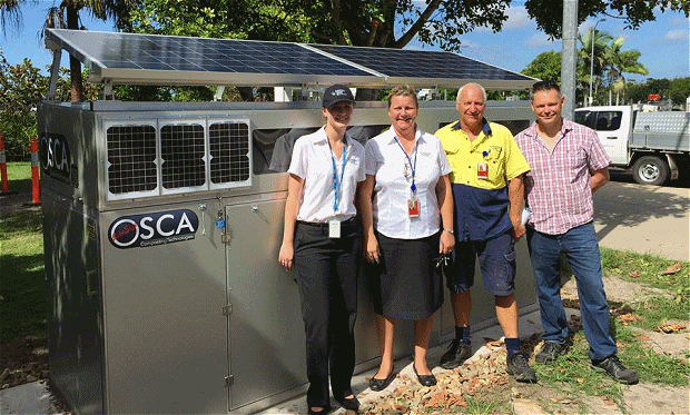 Composting with solar power - OSCA