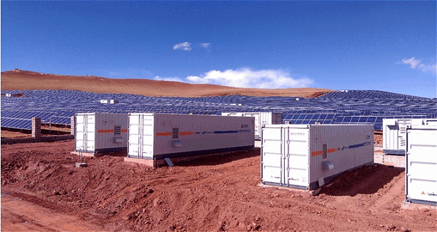 Solar + battery microgrid