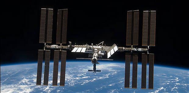 ISS - solar batteries