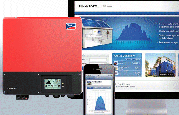 SMA solar inverter and Sunny Portal