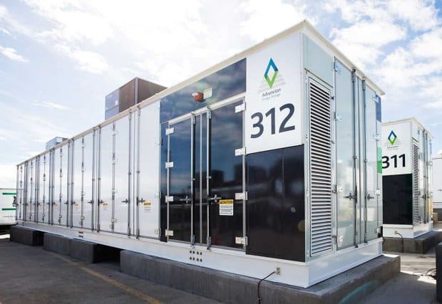 Lithium energy storage facility