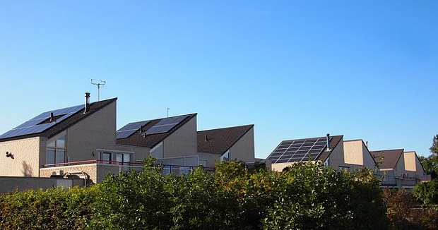 Origin Energy virtual power plant uses solar panels such as these.