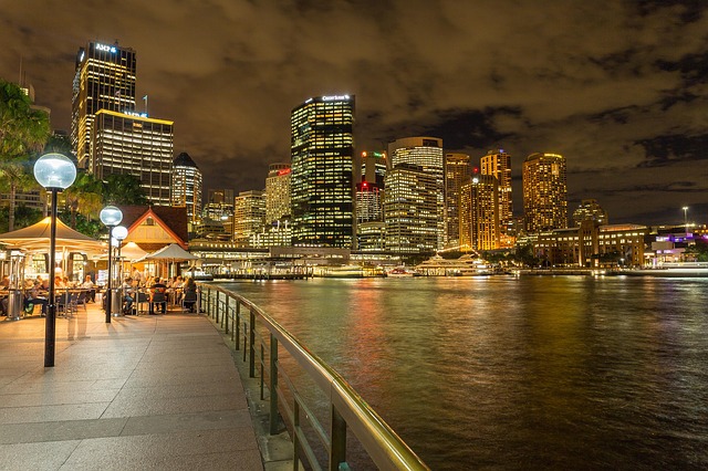 Sydney at night