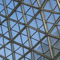 Glass building blocks contain solar cells for power generation