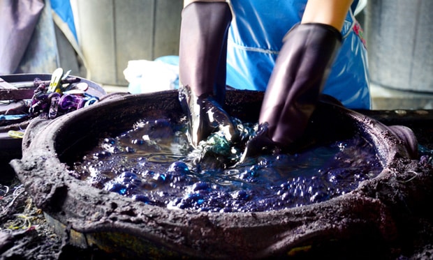 Dyeing process causes pollution