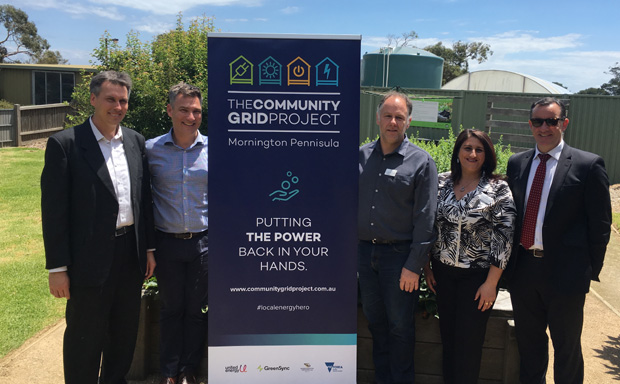 Mornington Peninsula solar: The launch of the Community Grid Project on Victoria's Mornington Peninsula.