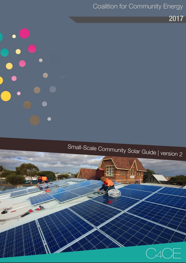 Small-Scale Community Solar Guide from Coalition for Community Energy.