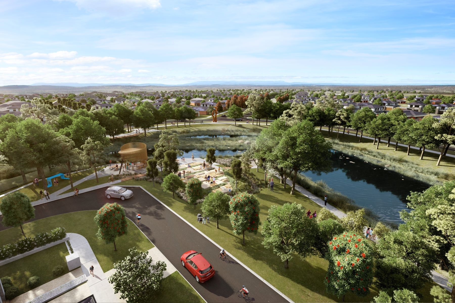 The Aquarevo development incorporates residential sonnen batteries into its homes.