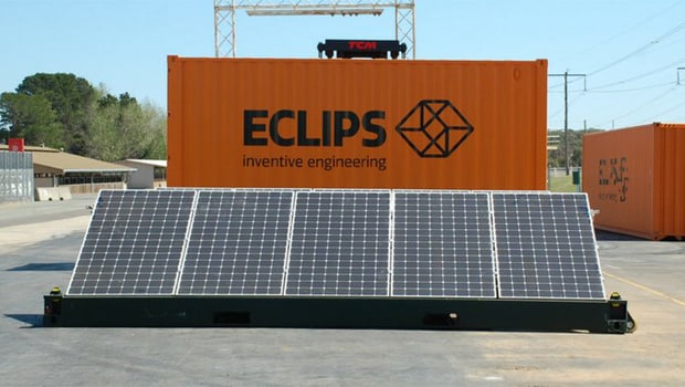 Mobile solar generators can pop-up anywhere