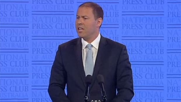 Reliability of supply, cheaper electricity: Energy Minister Josh Frydenberg addresses the National Press Club