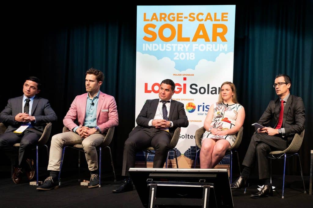 Large scale solar forum participants