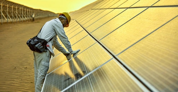 Business renewable energy trend continues addition of solar panels