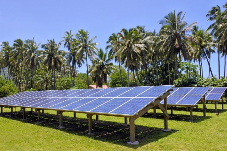 New Solar plus battery modules in Rarotonga Cook Islands 