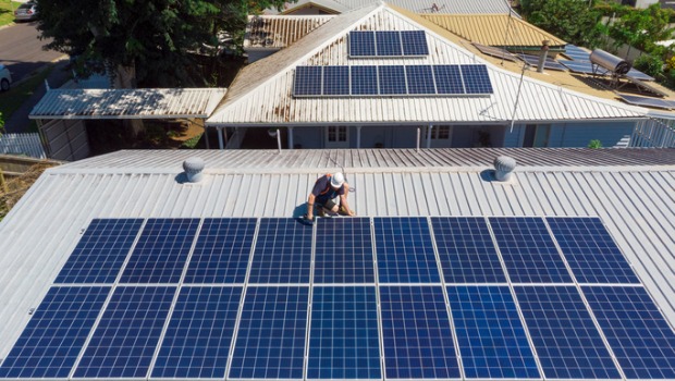 Solar panels such as these can be financed under the returned LNP NSW administration