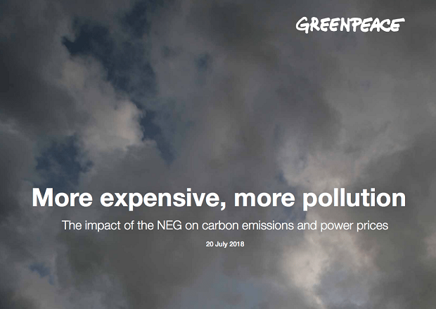 NEG modelling reveals more expense and pollution