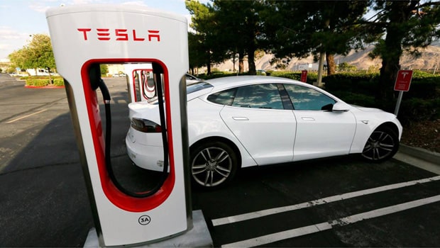 Glen Innes electric vehicle charging station.