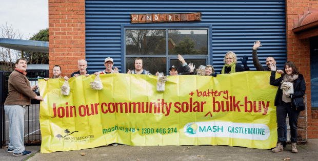 Free solar installation supports disability group's mushroom farm.