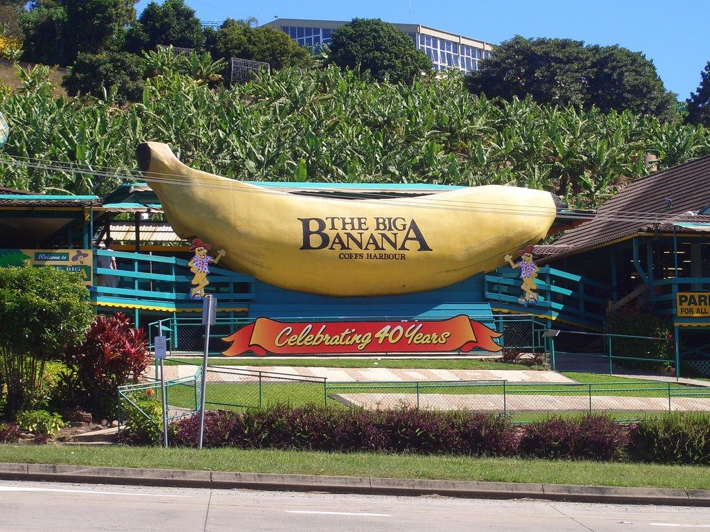 The big banana, a symbol of Coffs Harbour solar group's ire